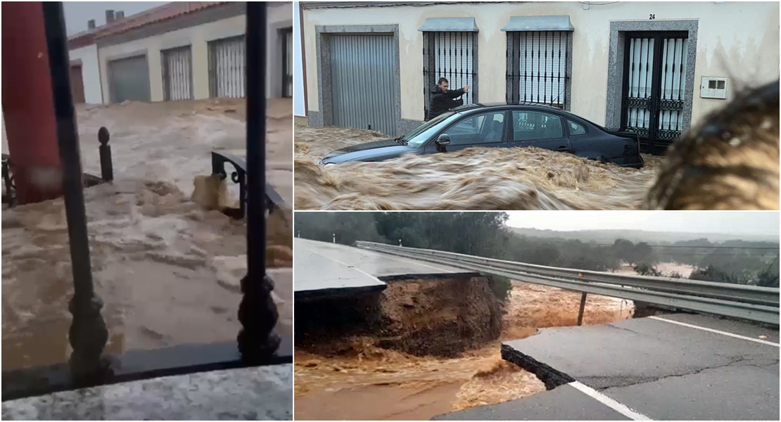 MINUTO A MINUTO | La borrasca Efraín deja numerosos destrozos en Extremadura