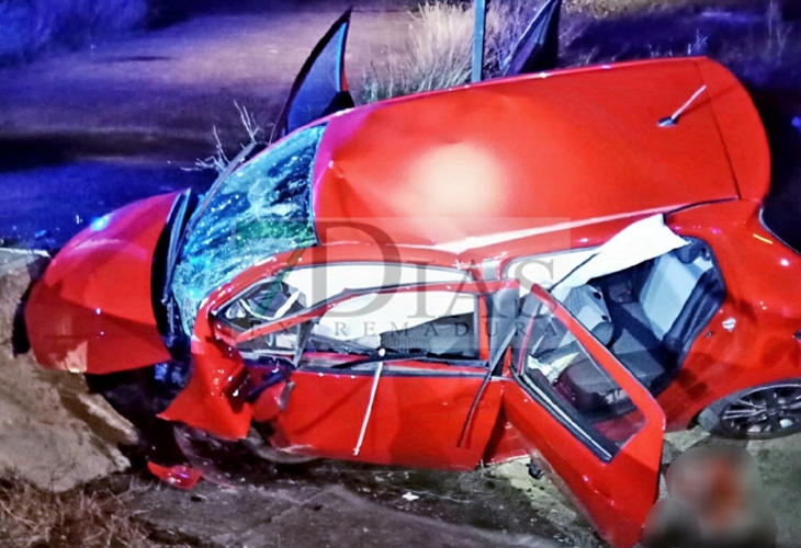 Accidente de tráfico mortal en La Albuera (Badajoz)