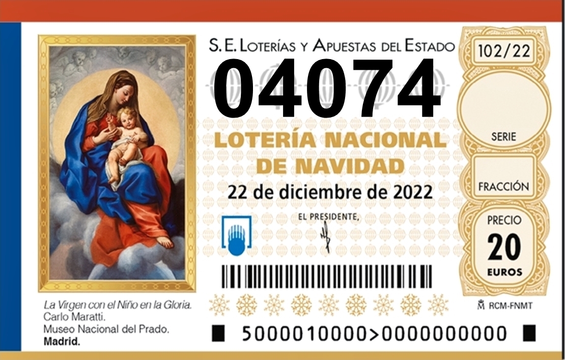 Sale el segundo premio del Sorteo de Navidad 2022