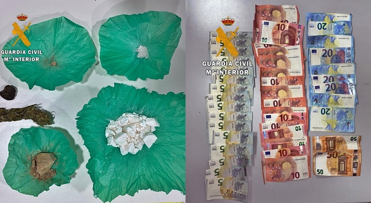 Detenida una pareja extremeña en la N-630 por transportar droga en su vehículo