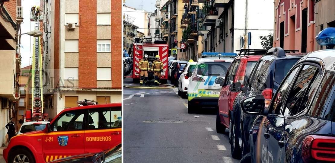 Incendio de vivienda en Plasencia