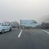 Imágenes del aparatoso accidente en la autovía extremeña esta madrugada