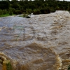 El agua llega a varias casas y está a punto de saltar la EX-110