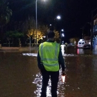 Varias casas y carreteras inundadas en la provincia de Cáceres