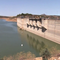 Obras en el maltrecho embalse de Alange para cubrir las necesidades de Mérida