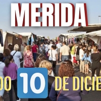Mercadillo extraordinario en Mérida este sábado