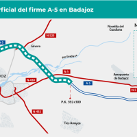 Se aproximan obras en la autovía A5, en el entorno urbano de Badajoz