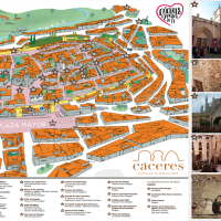 Cáceres presenta un mapa turístico sobre sus rodajes de cine