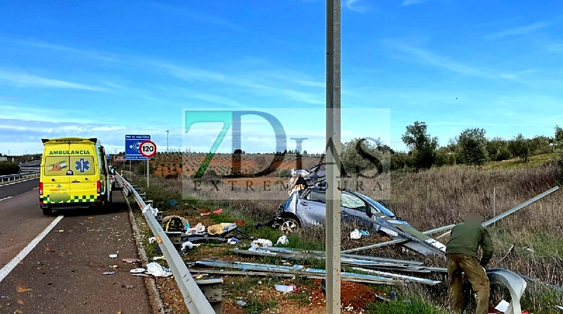 Salva su vida tras accidentarse y dar varias vueltas de campana (BA)