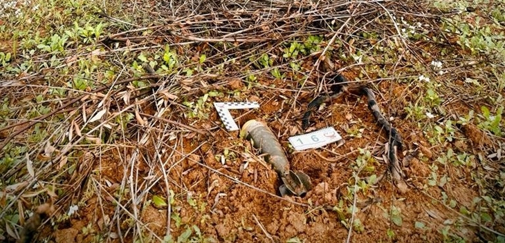 La Guardia Civil desactiva una granada de mortero en Almendralejo