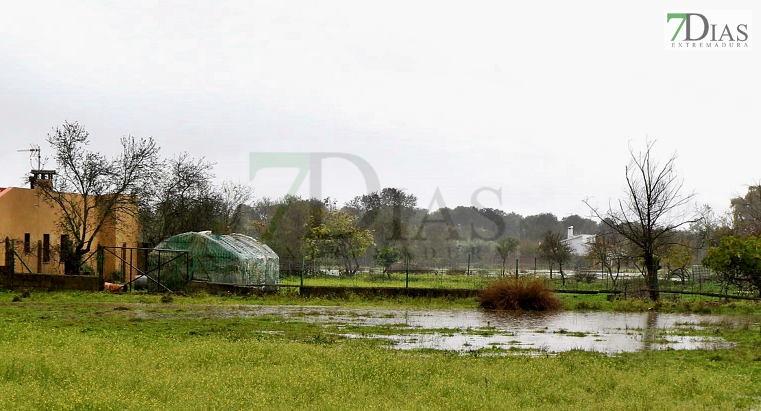 El agua llega a varias casas y está a punto de saltar la EX-110