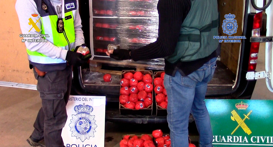 22 toneladas de hachís camufladas en tomates falsos