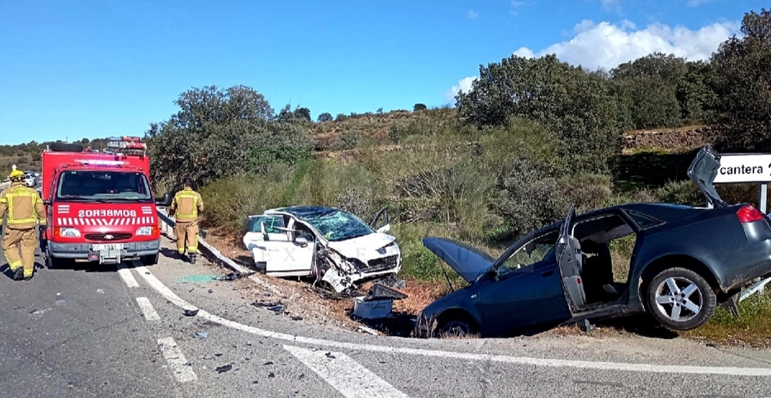 Cinco heridos en una colisión ocurrida en la N-630