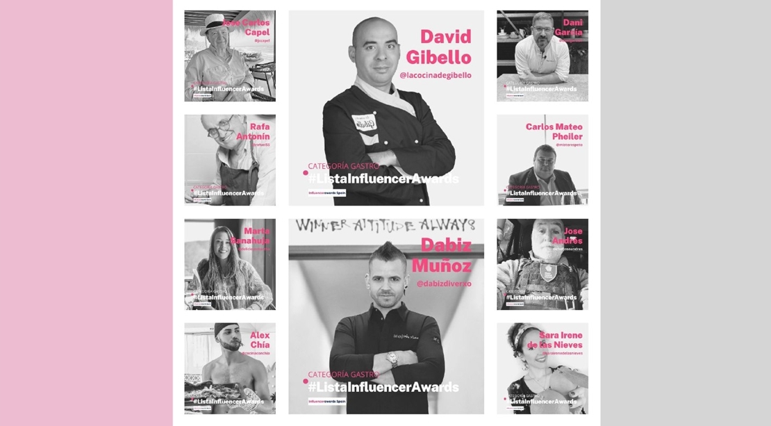 El cocinero extremeño David Gibello finalista de los Influencers Awards Spain