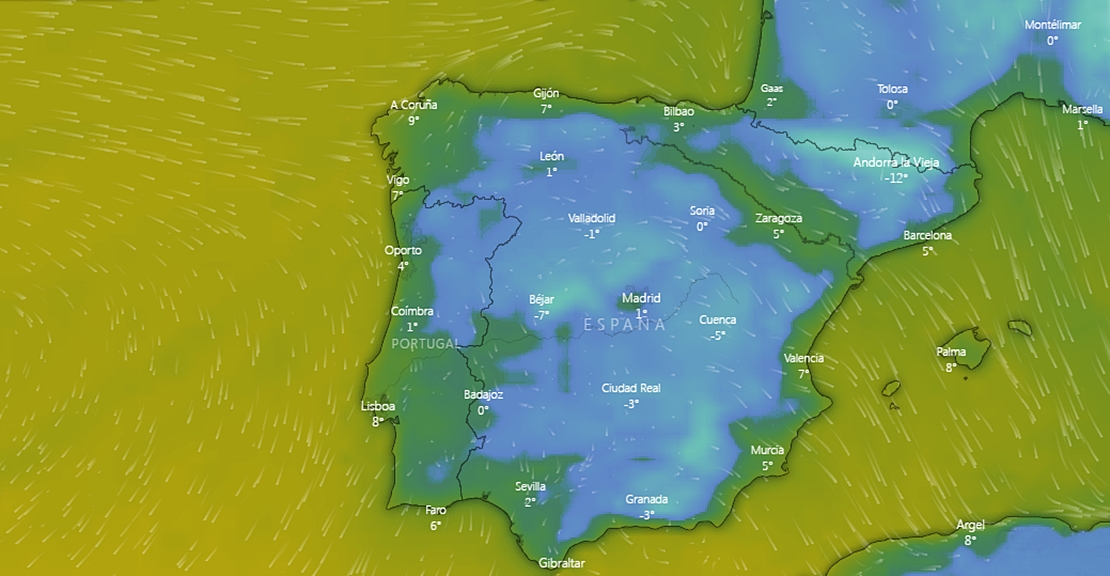 AEMET ya avisa de un episodio invernal desde el lunes