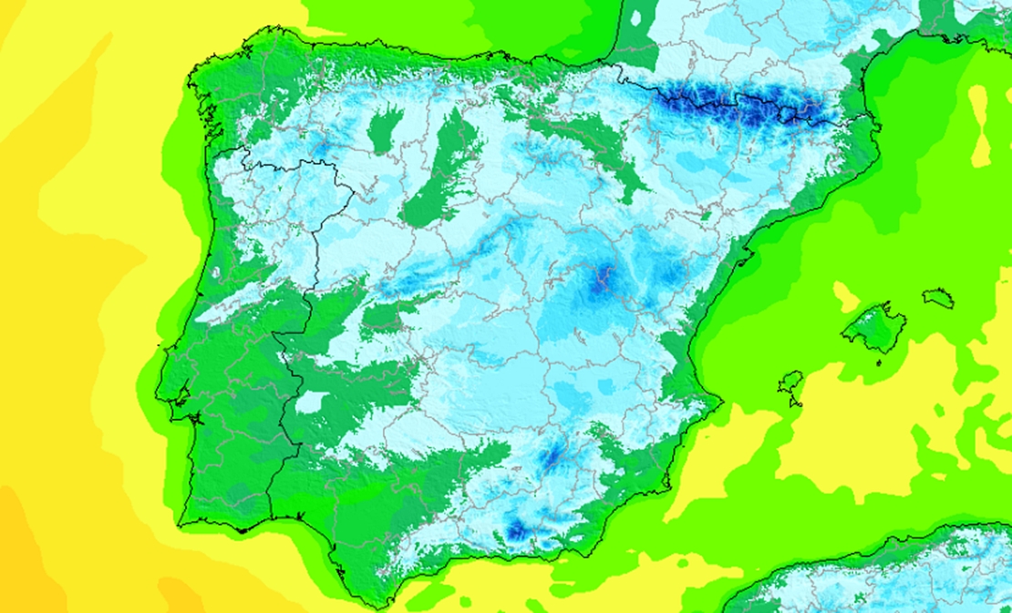 Una semana con las mínimas bajo cero en Extremadura