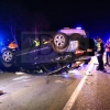 Dos heridos graves en un accidente a la altura de la Urb. Campofrío, Badajoz