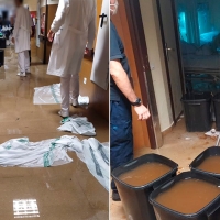 Se inunda parte del Hospital Universitario de Badajoz con pacientes dentro