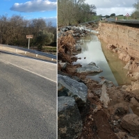 Se restablece el tráfico en la EX-214 (La Nava de Santiago - La Roca de la Sierra)