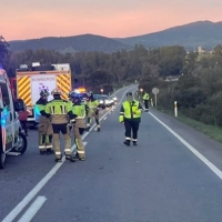 Excarcelado por los bomberos del CPEI en la EX-112