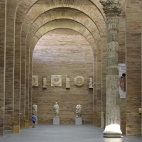 Las obras de mejoras en el Museo de Arte Romano de Mérida a punto de finalizar