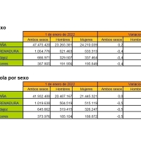 PADRÓN: Extremadura vuelve a perder población el último año