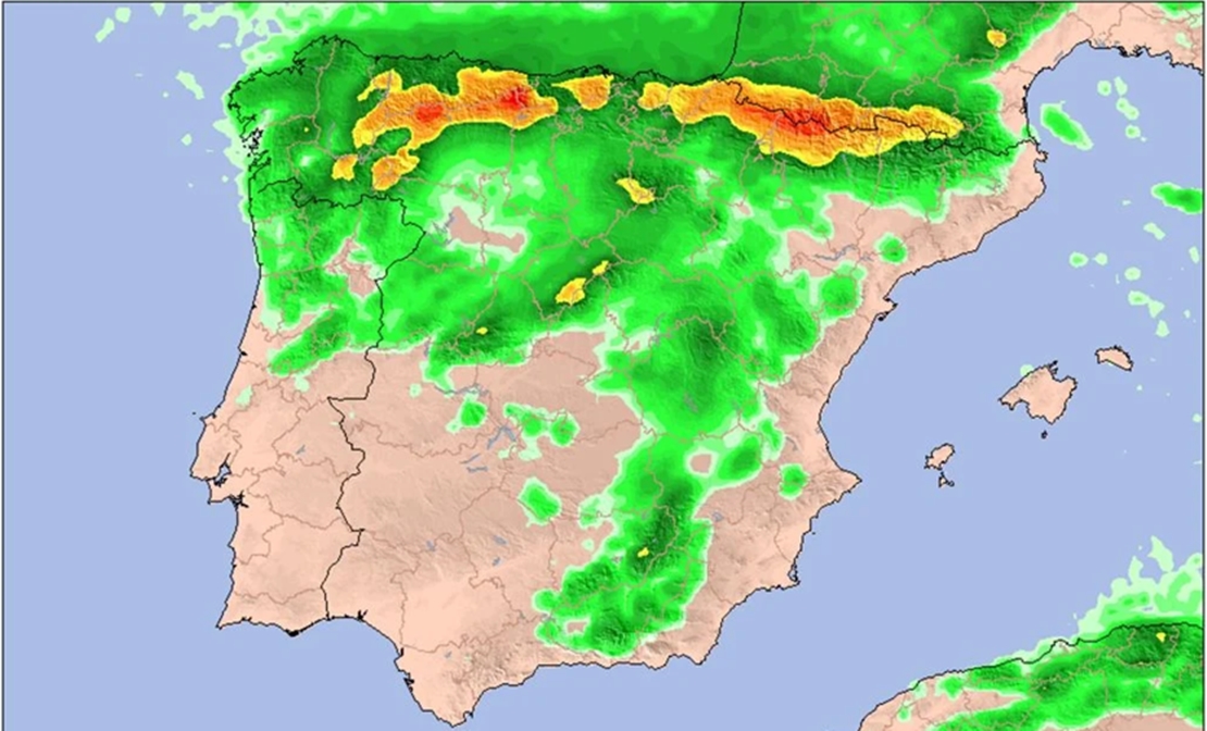 Las Borrascas Gérard y Fien cubrirán gran parte de España de nieve