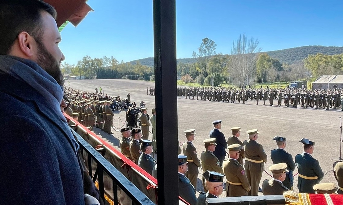 La Jura de Bandera celebrada en Cáceres supone “un gran impacto económico”