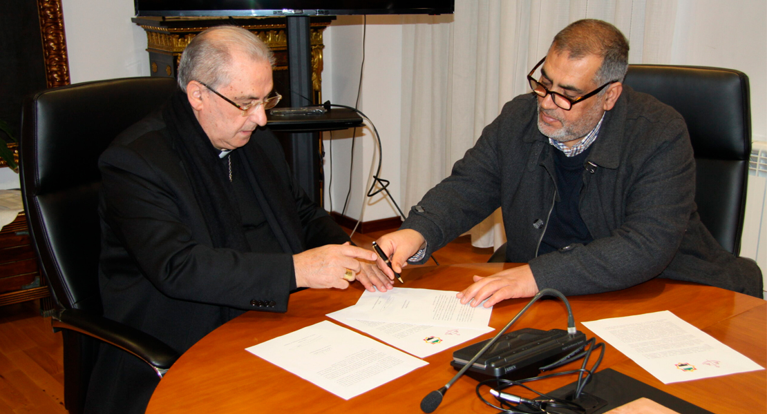 El Arzobispo de Mérida-Badajoz y el Imán de Badajoz se reúnen por la paz