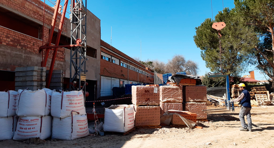 Avanza la ampliación y reforma del CEIP Virgen de Barbaño de Montijo