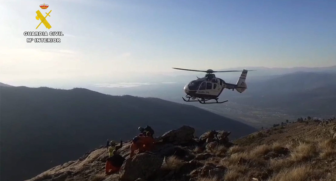 Se fractura la pierna a 1.400 metros de altura en Extremadura: así fue el rescate