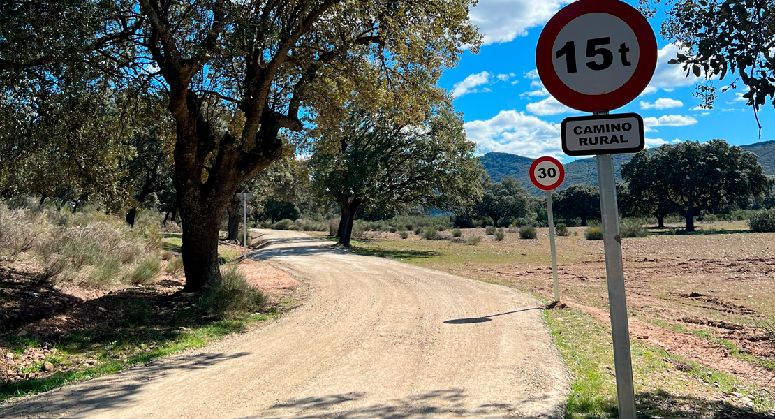 Así ha quedado la mejora de este camino rural extremeño por casi 200.000 €