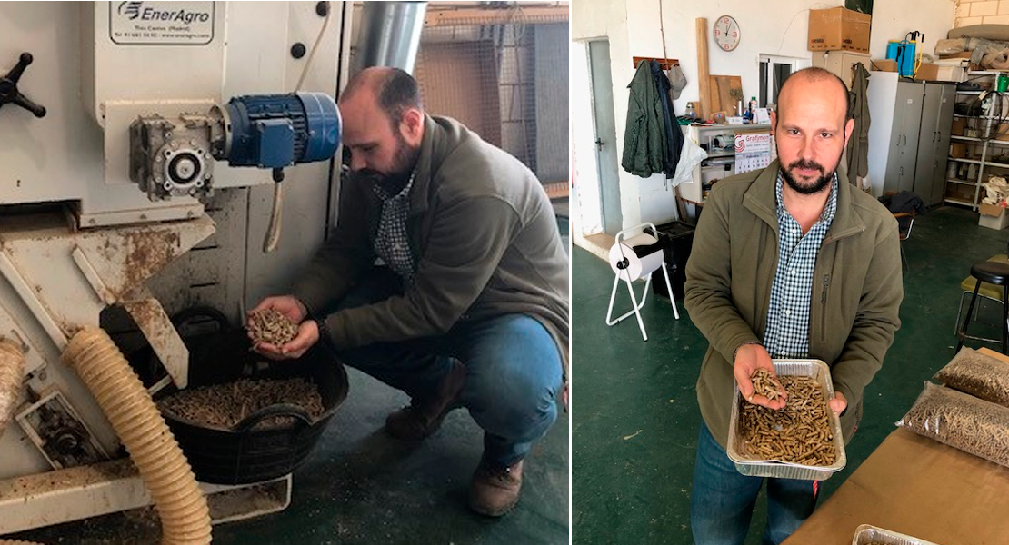 Un investigador estudia en Extremadura el potencial de restos de poda