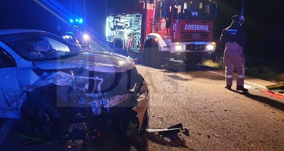 Tres heridos en un accidente en la EX-110