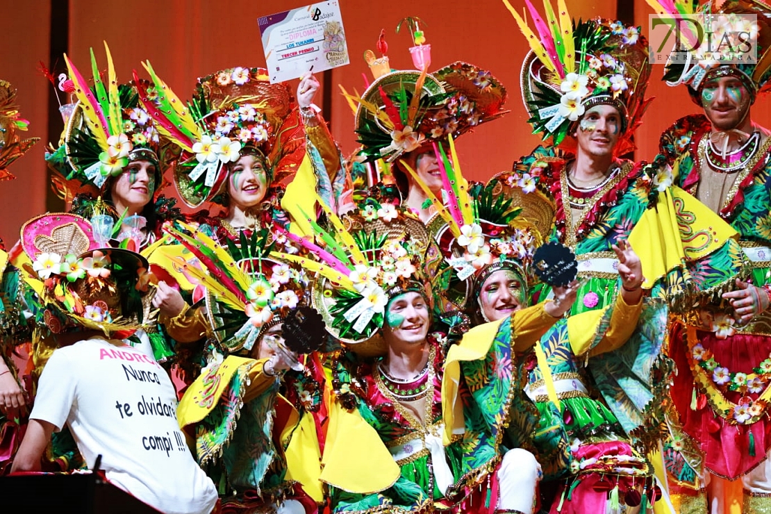 Imágenes que deja la entrega de premios del Carnaval de Badajoz