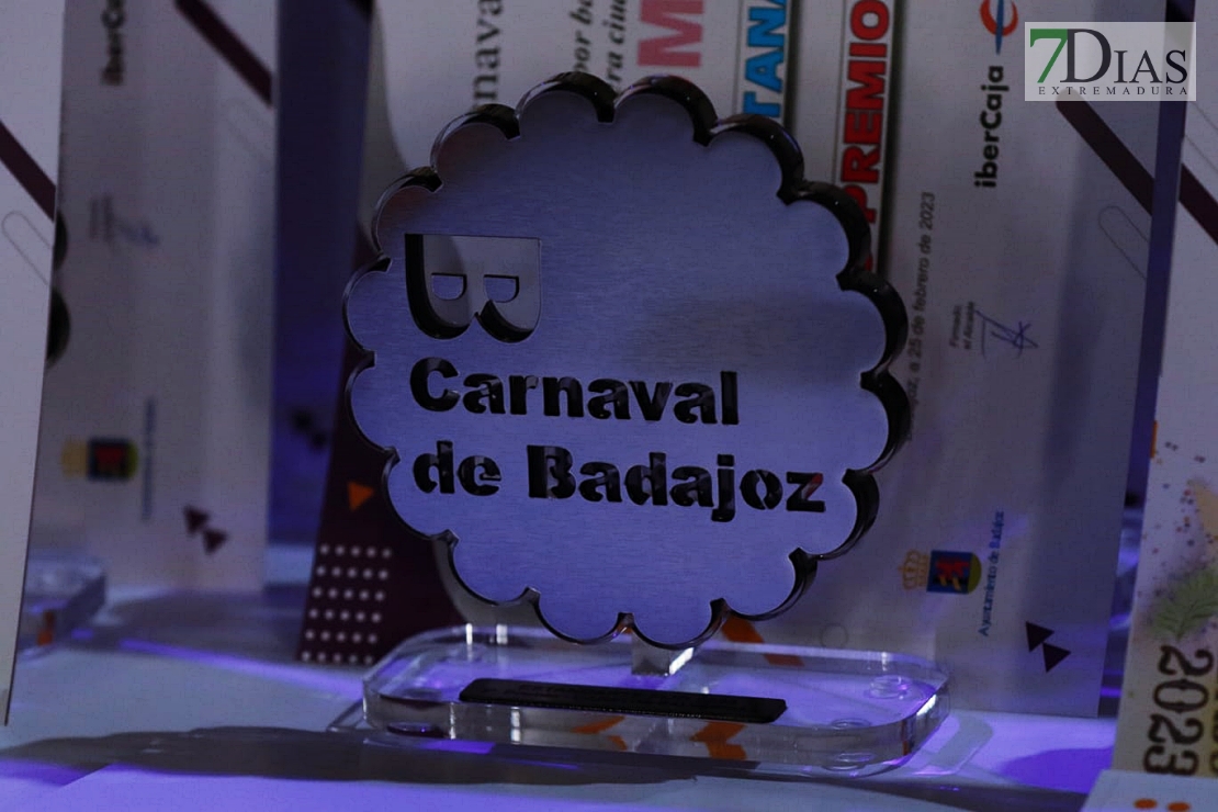 Imágenes que deja la entrega de premios del Carnaval de Badajoz