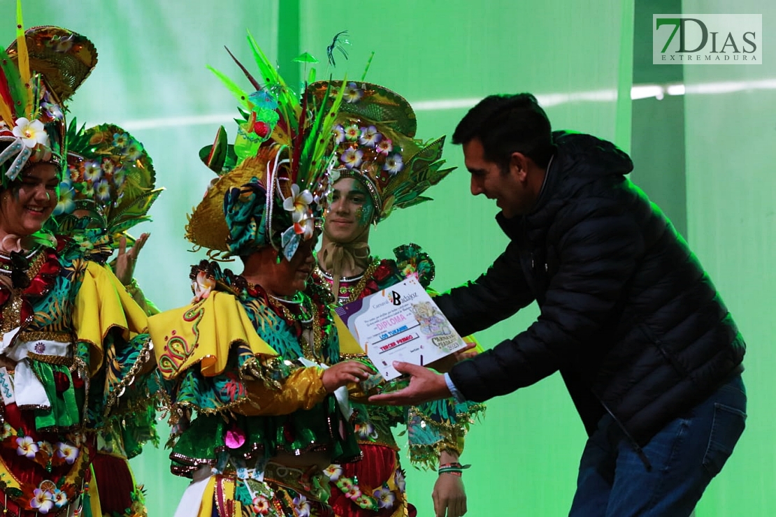 Imágenes que deja la entrega de premios del Carnaval de Badajoz