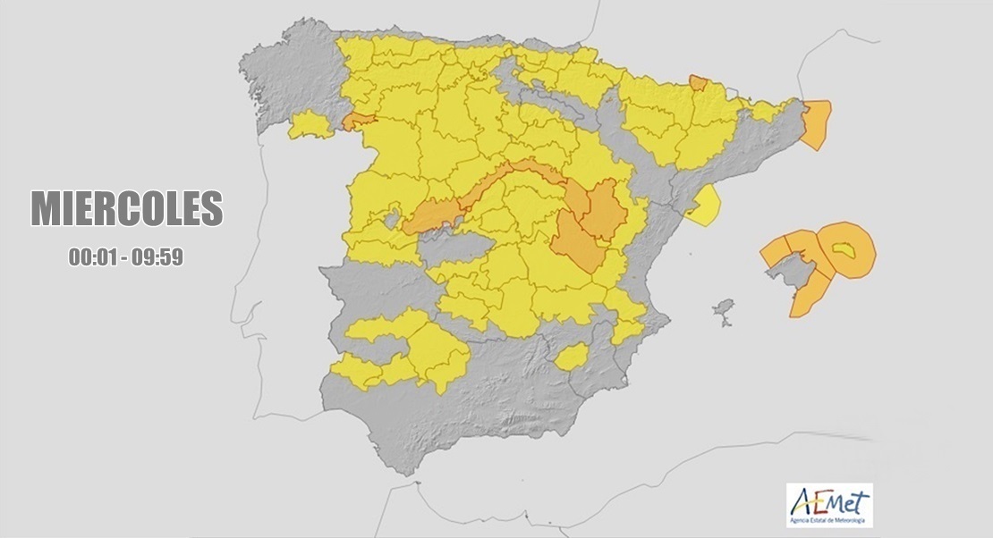 Parte de Extremadura en alerta por bajas temperaturas