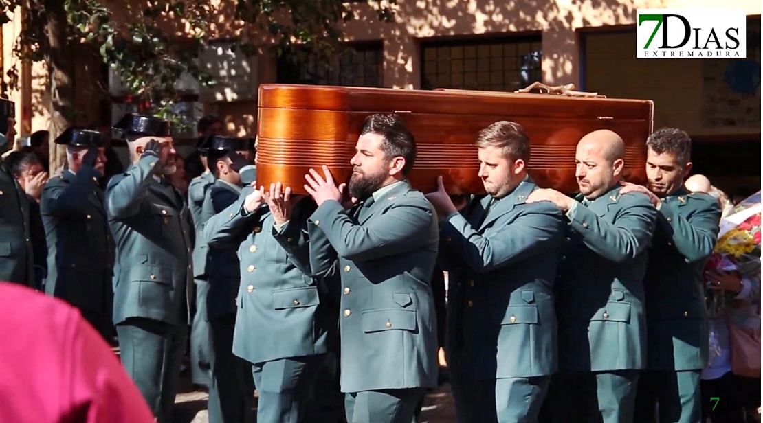 Último adiós al Guardia Civil pacense fallecido