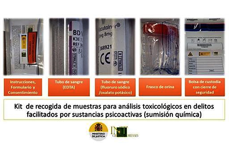Distribuyen 1.000 kits para análisis toxicológico en casos de sospecha de sumisión química