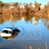 Aparece un coche en el río Guadiana en Badajoz