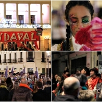El ambiente de Carnaval continúa de plaza en plaza en Badajoz