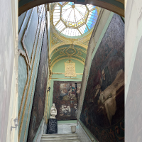 La Cívica insta a la preservación del lucernario de la escalera noble del Hospital Provincial