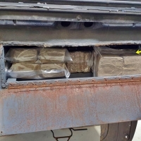 Interceptan en un control extremeño más de 60 kilos de hachís en un turismo