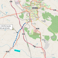 Adjudican 13 kilómetros de la futura autovía Cáceres - Badajoz