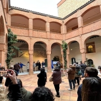 Primera exposición con piezas del yacimiento arqueológico del Turuñuelo