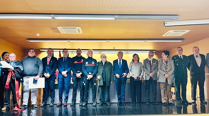 Entrega de las Medallas al Mérito de la Protección Civil en Cáceres