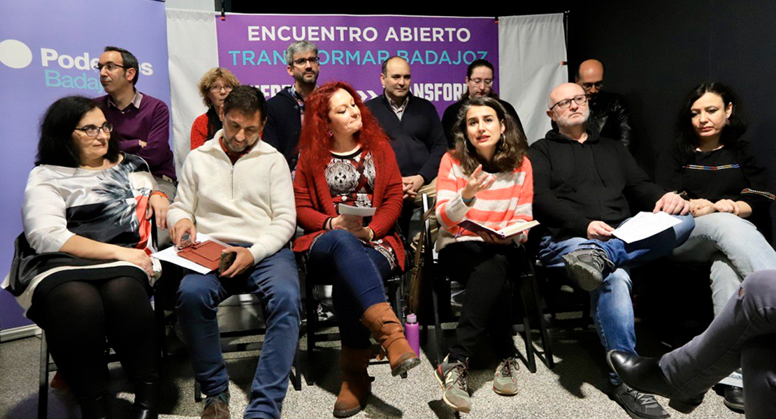 Podemos asegura tener un &quot;proyecto ilusionante&quot; para la ciudad de Badajoz