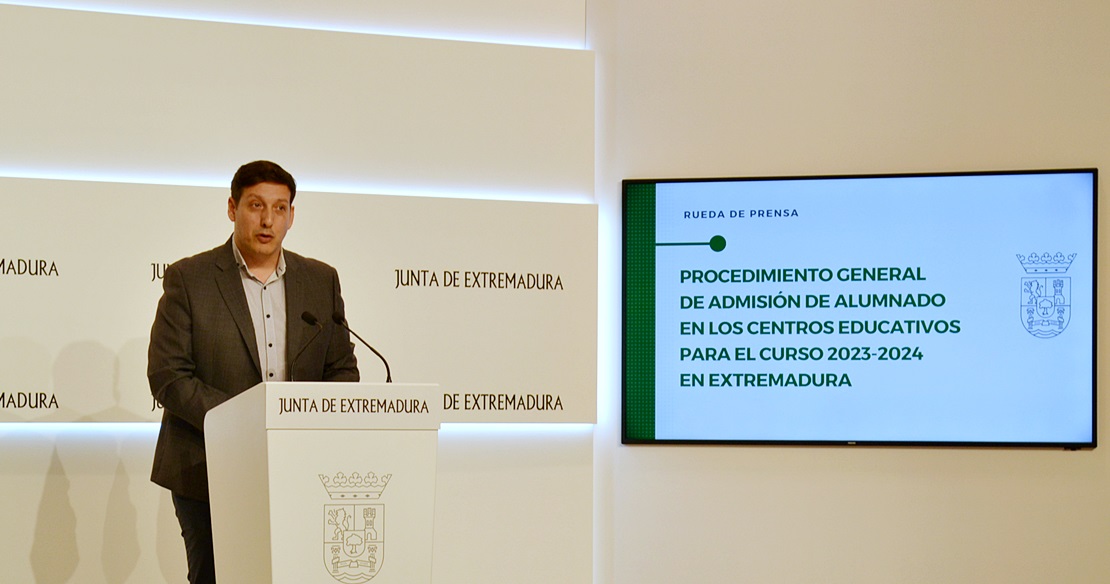 Anuncian la fecha para la admisión del alumnado extremeño en el curso 2023/2024