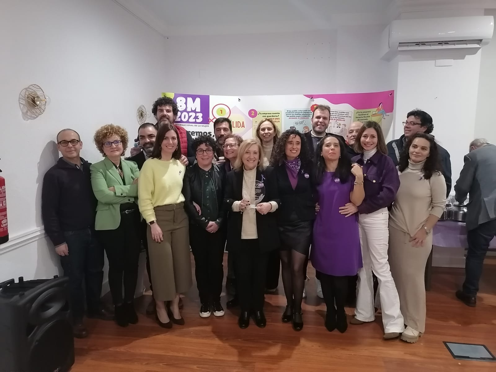 USO reconoce el apoyo de cinco organizaciones a la mujer en Extremadura
